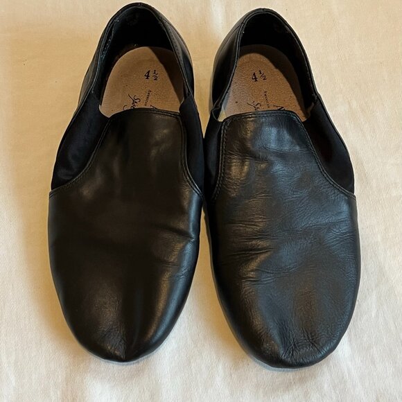 EUC American Ballet Theatre Leather Jazz Shoes, sz 4.5 - Picture 2 of 8
